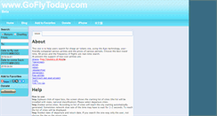 Desktop Screenshot of blog.goflytoday.com