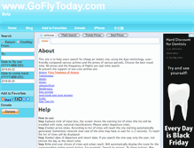 Tablet Screenshot of goflytoday.com